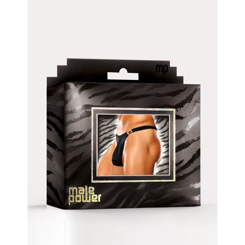 Male Power Bong Clip Thong-PAK-820-S/M-BLK