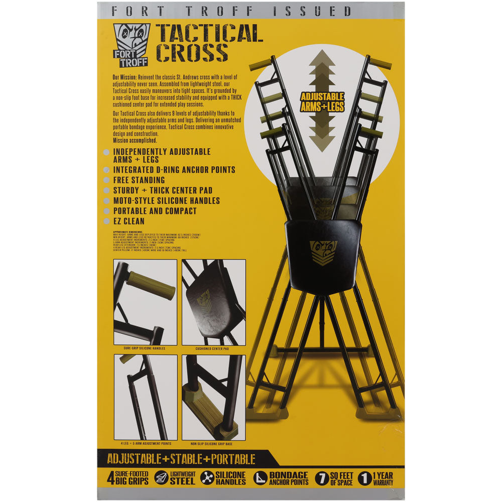 Fort Troff - Tactical Cross - Adjustable Cross Restraint-1105-25-BX
