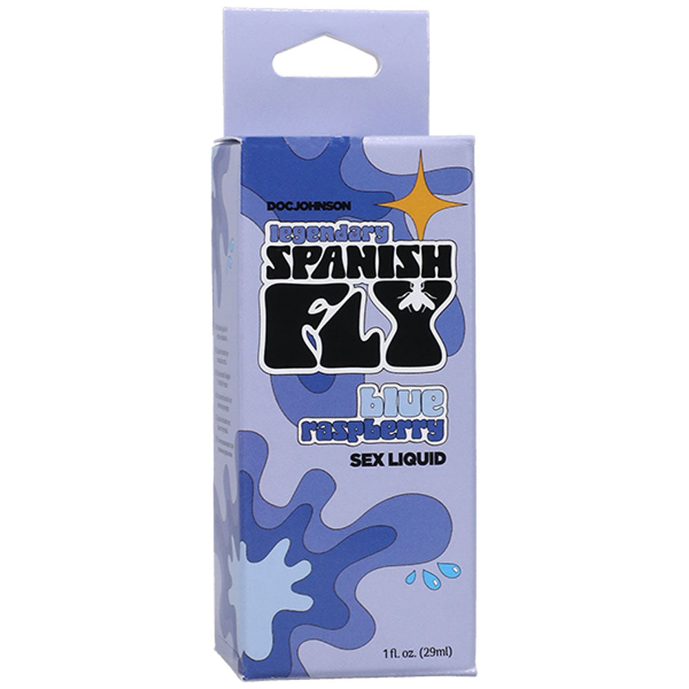 Spanish Fly Sex Liquid - Blue Raspberry - Aphrodisiac Enhancer - 29 ml Bottle-1308-32-BX