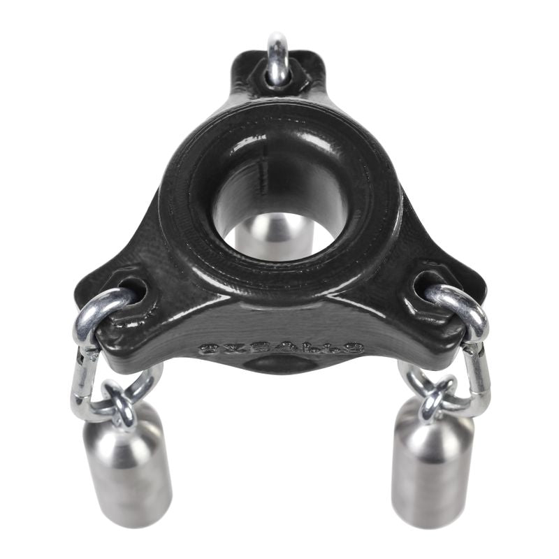 Slung Ballstretcher With 3 Carabiners Black-OX-1900-BLK