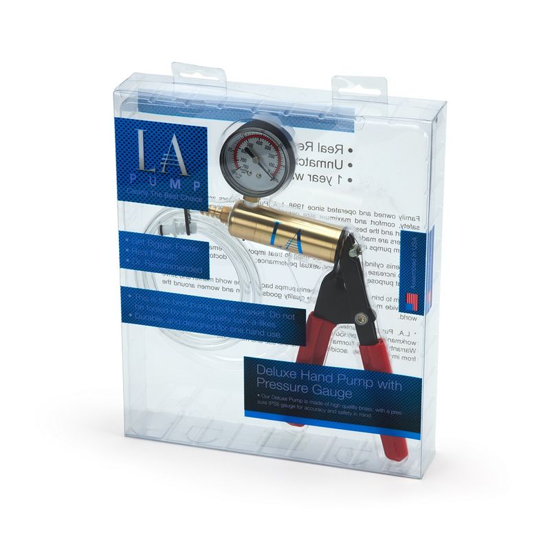 Deluxe Hand Pump with Gauge-Pump-Pkgd