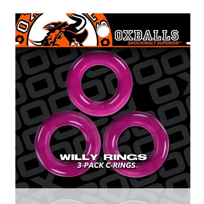Willy Rings Hot Pink-OX-3047-HOT