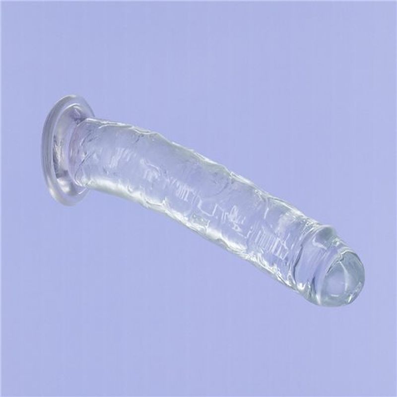 Crystal Dildo Straight 9in Clear-853-20
