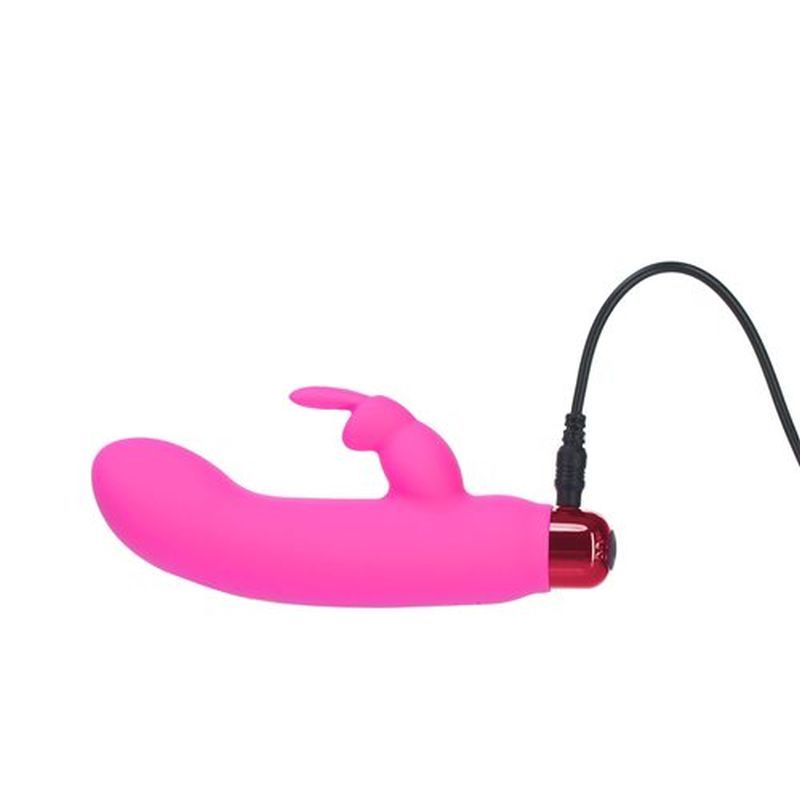 Alices Bunny Rechargeable Bullet w Rabbit Sleeve Pink-56316