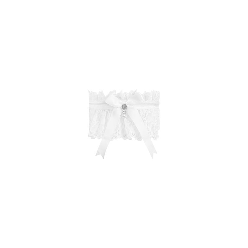 Amor Blanco Garter White-6123-WHT-O/S