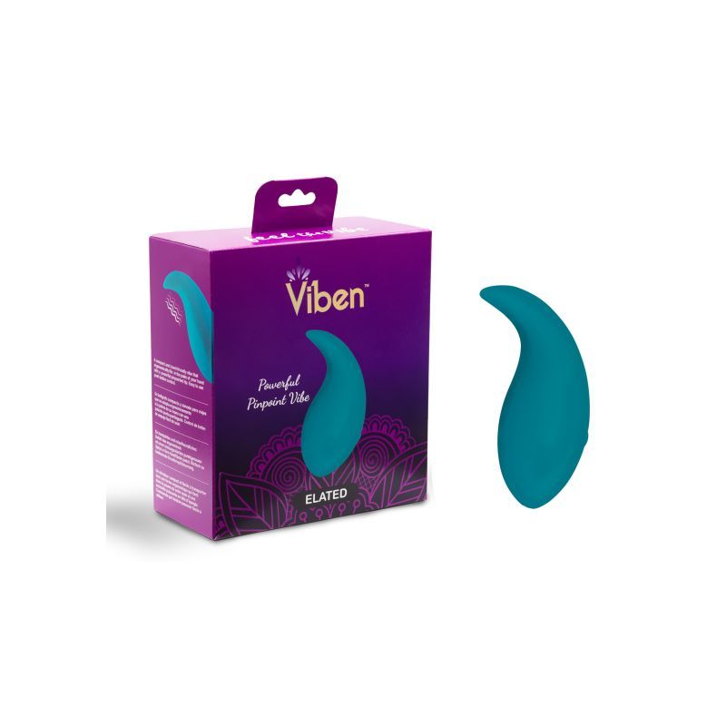 Viben Elated Pinpoint Rechargeable Vibe Ocean-VB-66102-AQUA