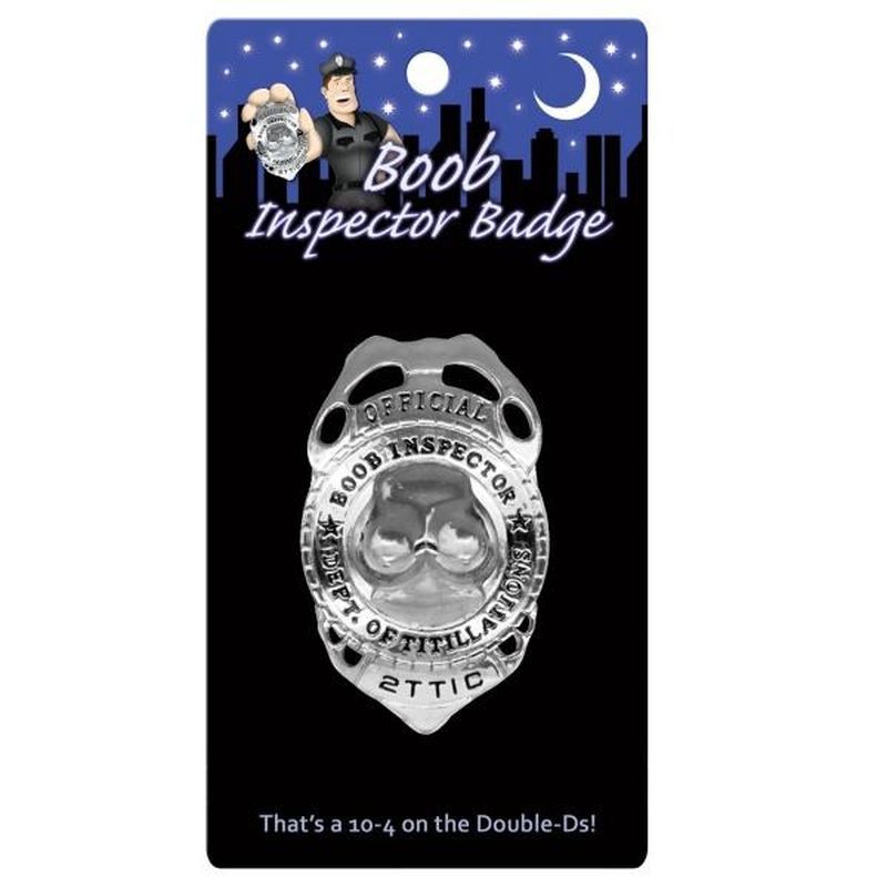 Boob Inspector Badge-NV.S68