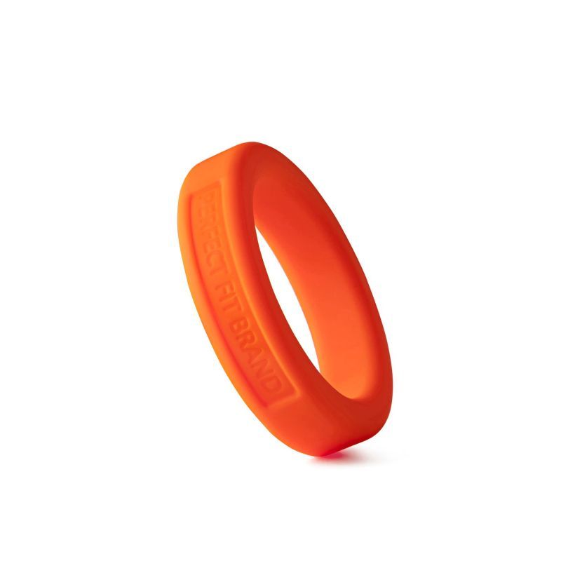 Classic Silicone Medium Stretch Penis Ring 36mm Orange-UB-107