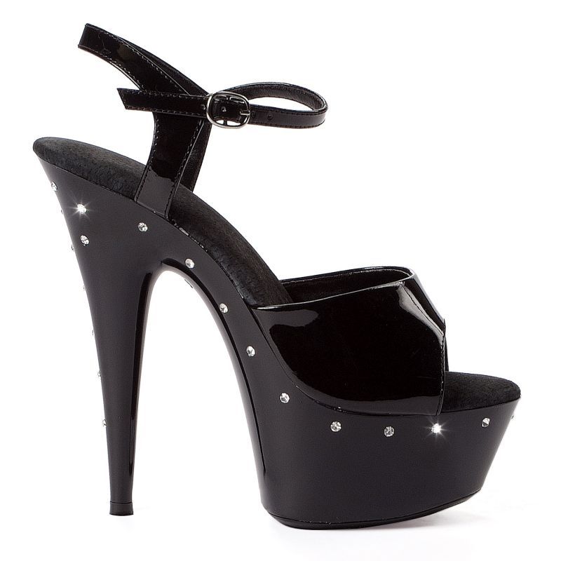 Rhinestone Platform Black 6in-609-SPARKY-BLK-7