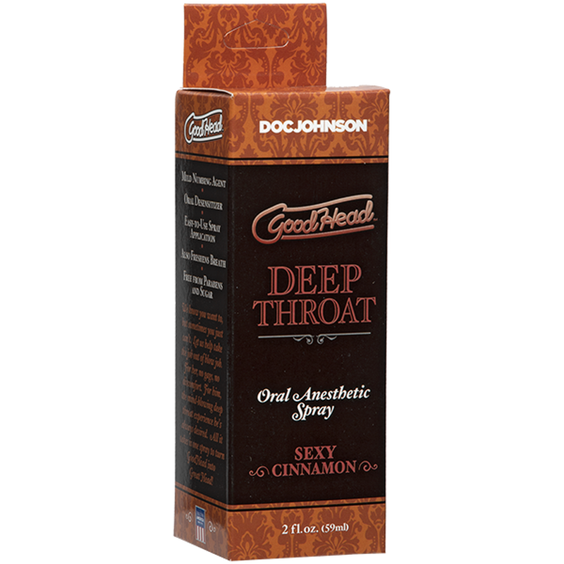 GoodHead Deep Throat Spray Cinnamon 59ml-1360-16-BX