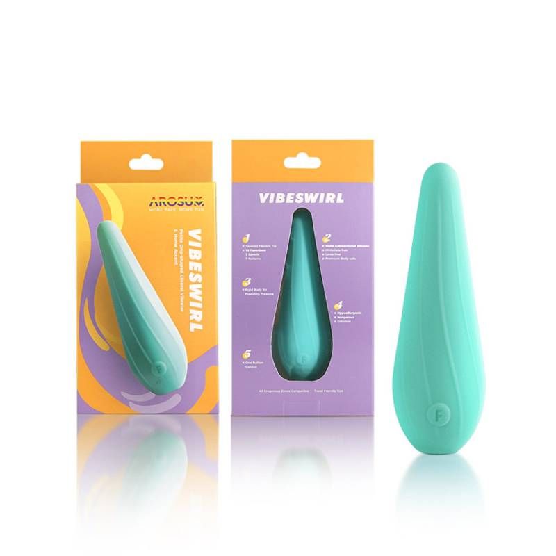VibeSwirl Drip Shape Rechargeable Vibrator-ARS-L0105001GR