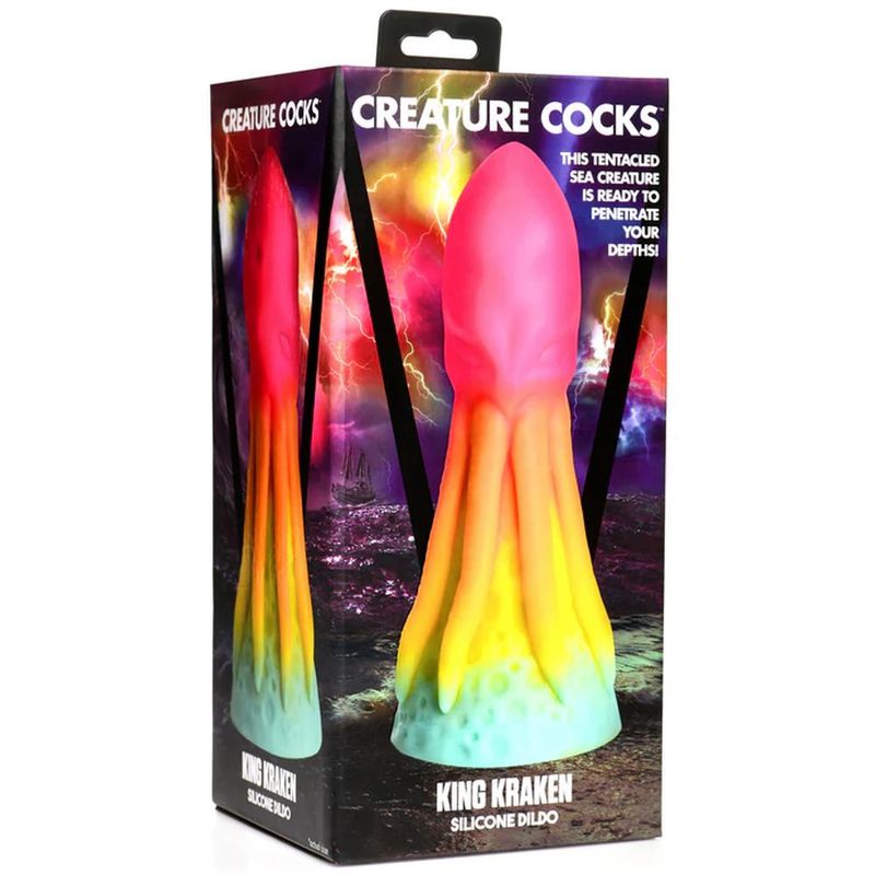 CC King Kraken Silicone Dildo-AH285