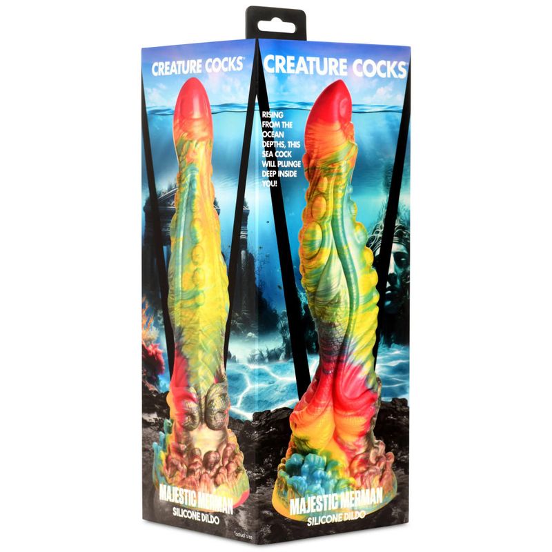 Majestic Merman Silicone Dildo-AH322
