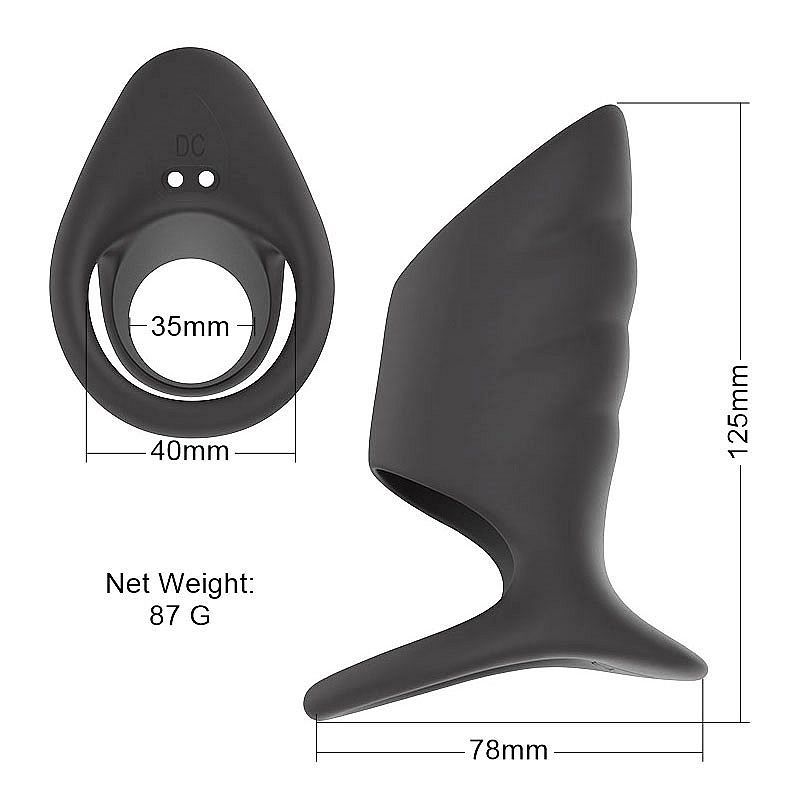 Surge Vibrating Penis Sleeve Cock Ring-GM-0042SJ3B