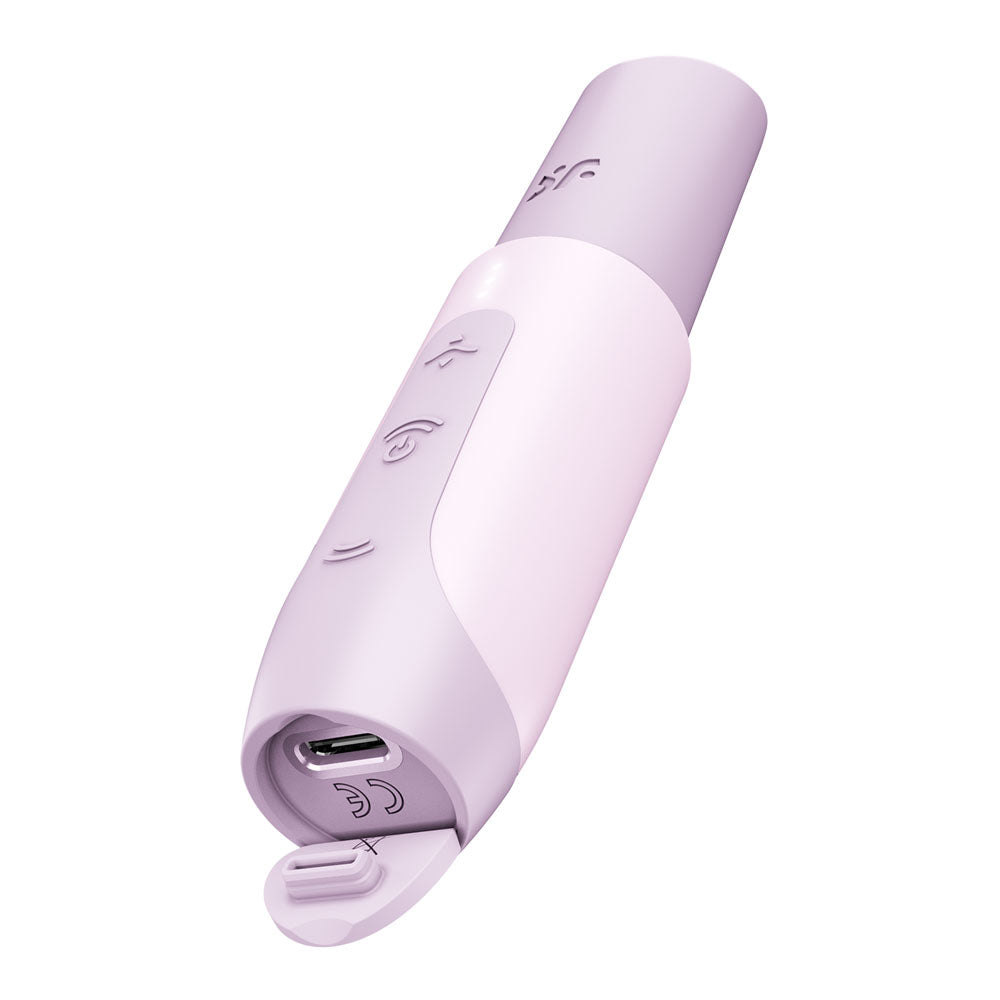 Satisfyer Secret Kiss - Lilac USB Rechargeable Air Pulse Stimulator-4078519