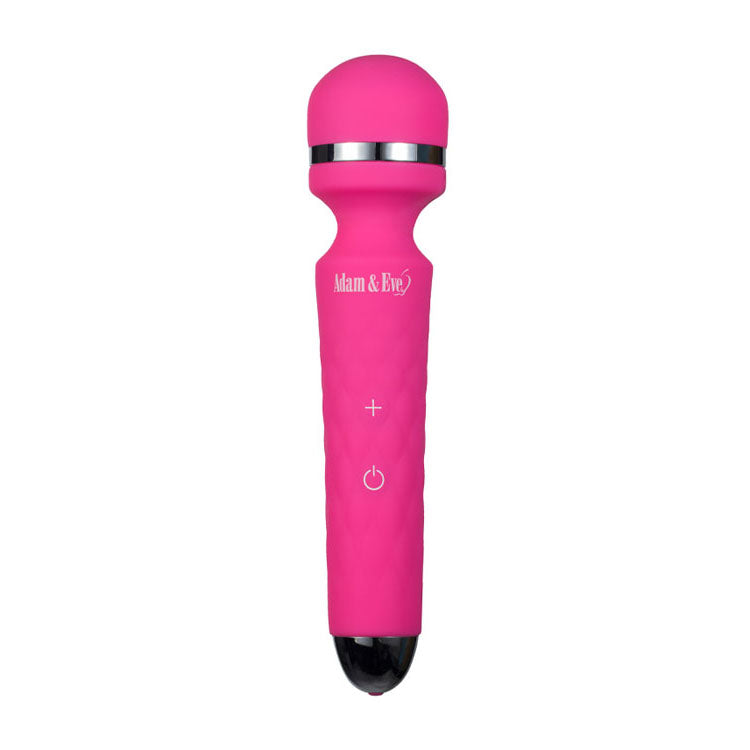 Adam & Eve Peak Wand Massager - Pink 19.1 cm USB Rechargeable Massager Wand-420R 6200