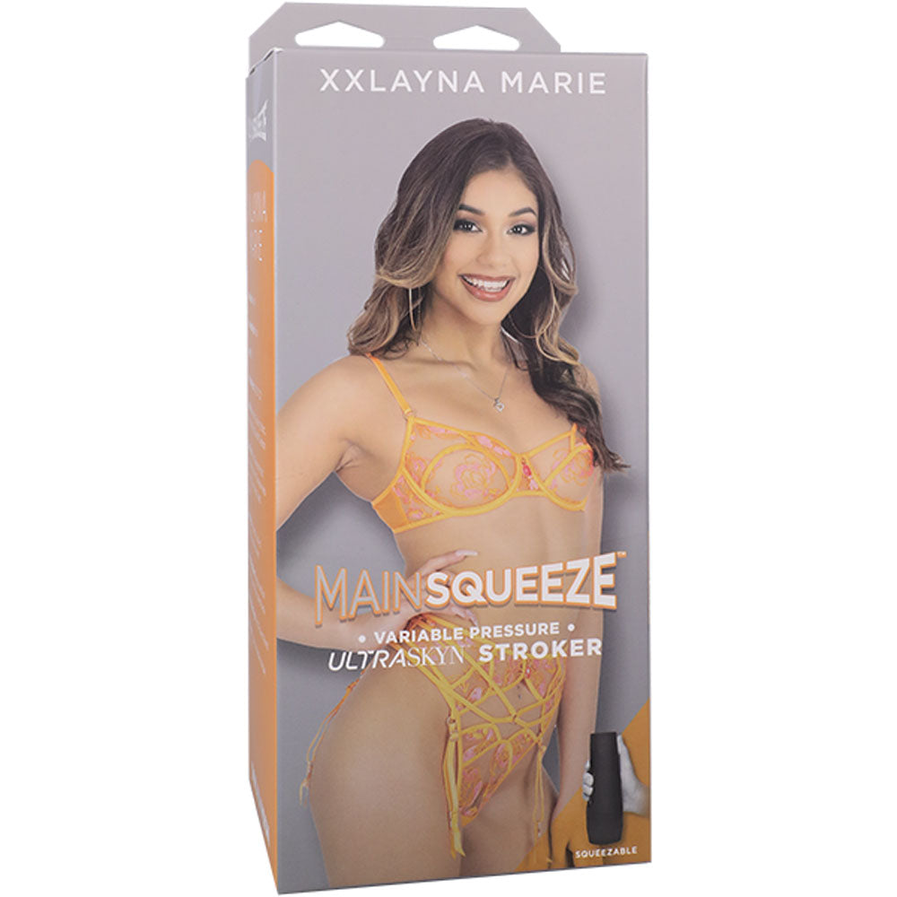 Main Squeeze - Xxlayna Marie - Tan Vagina Stroker-5200-71-BX