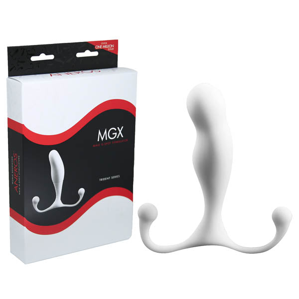 Aneros MGX Trident - White Prostate Massager-894757001812