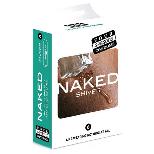 Naked Shiver - Ultra Thin Lubricated Condoms - 6 Pack-FOR029