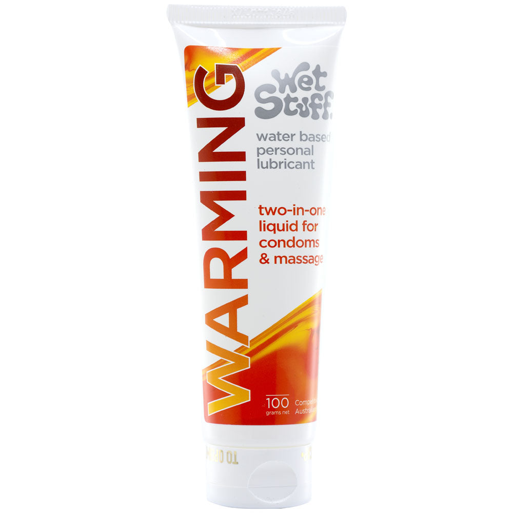 Wet Stuff Warming - 100g Tube - Warming Water Based Lubricant - 100 gram Tube-GW40302