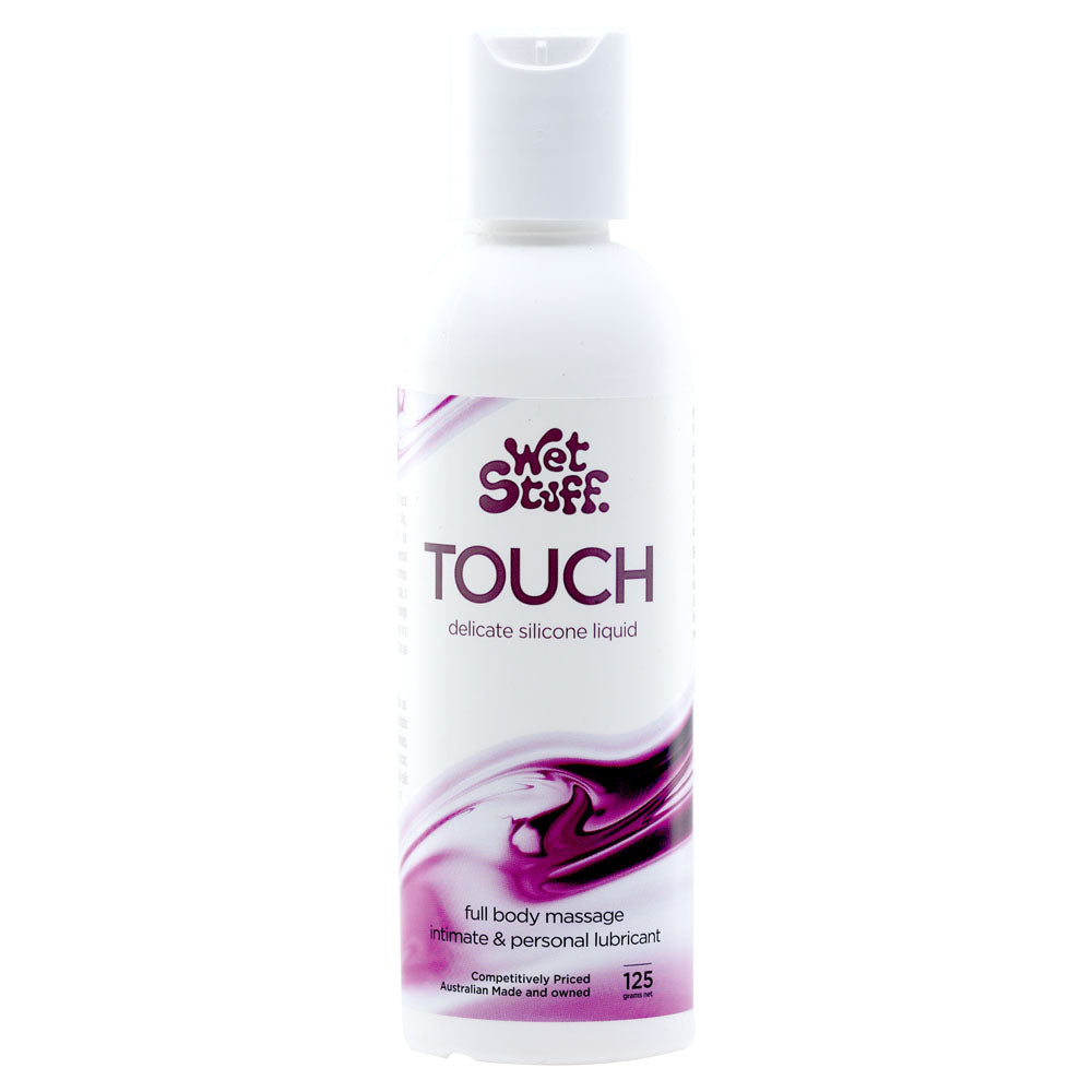 Wet Stuff Touch - 125g Disk Top - Silicone Lubricant - 125 gram Bottle-GW40882