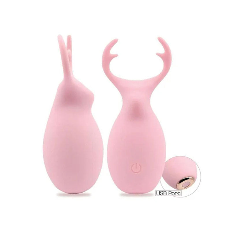 Hello My Deer - Pink - Pink USB Rechargeable Stimulator-IC4030