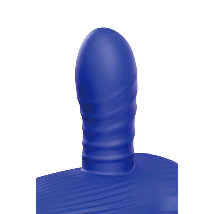 Adam & Eve THE MIDNGHT RIDER - Blue USB Rechargeable Thrusting Vibrating Grinder with Remote Control-J285 4000