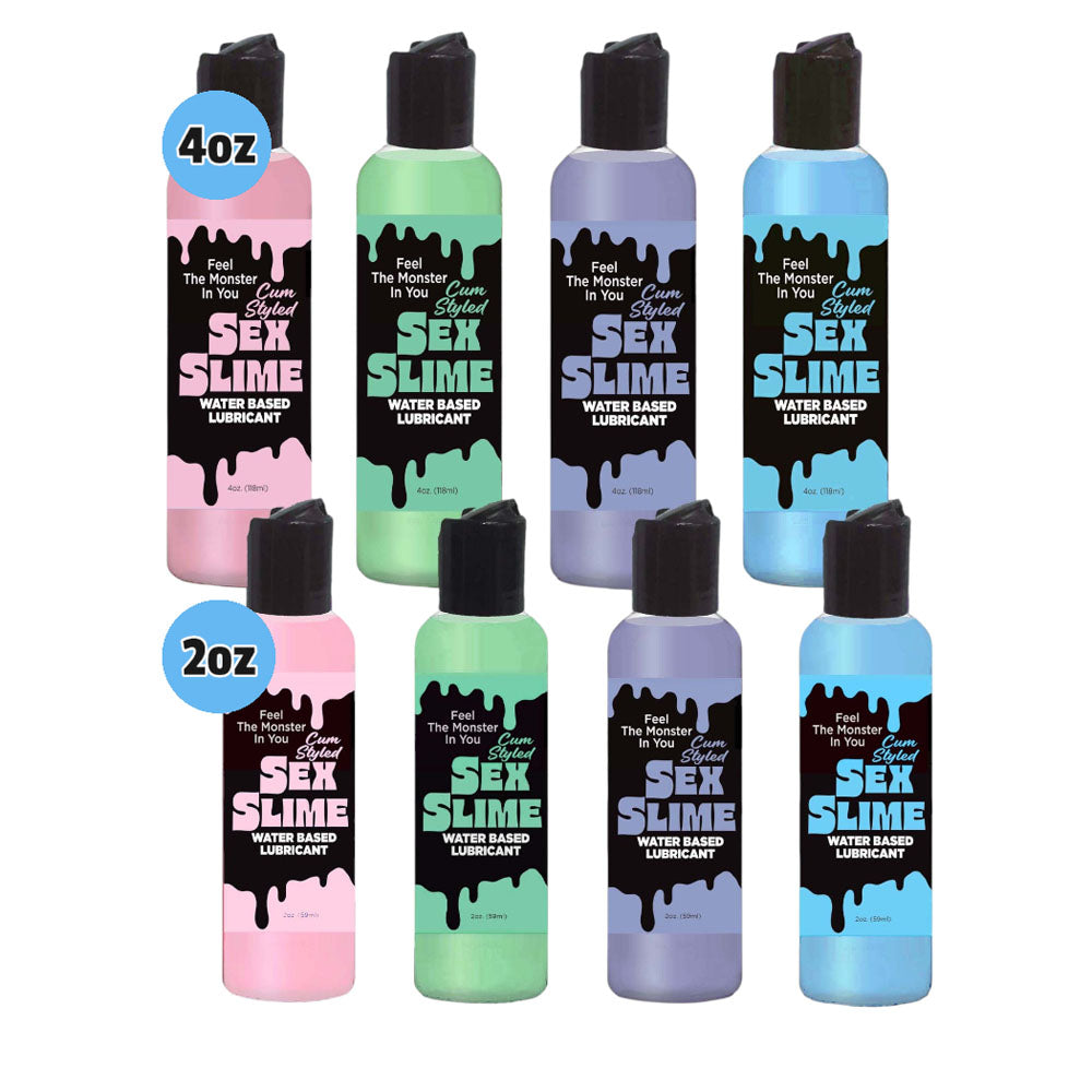 Sex Slime Cum Style Creature Lube - Pink 120 ml - Pink Cum Style Water Based Lubricant - 120 ml Bottle-LGBT.1310