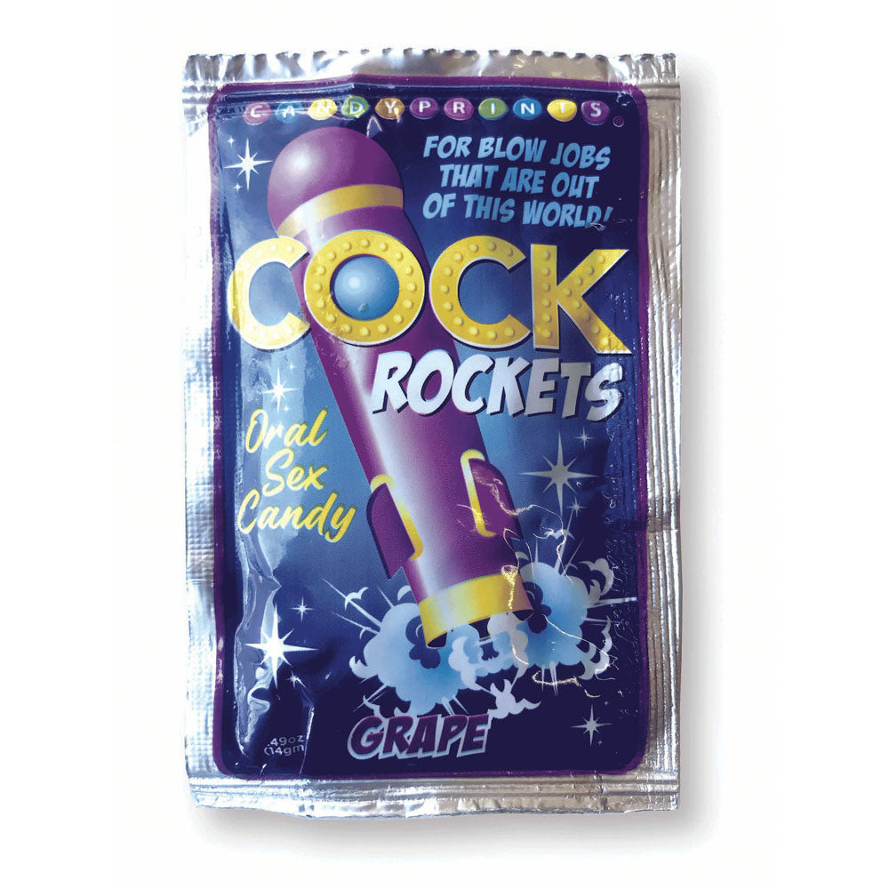 Cock Rockets - Grape - Grape Flavoured Oral Sex Candy - 15 grams-LGCP.1084