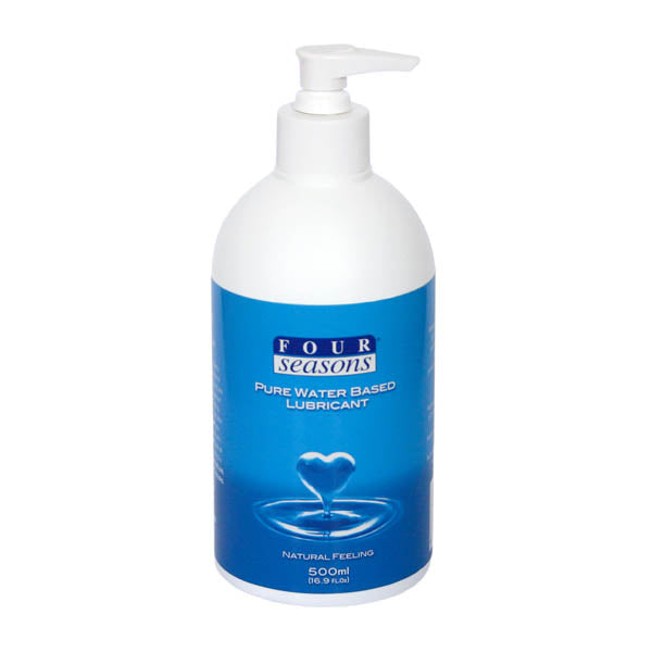 Four Seasons Personal Lubricant - Water Based Personal Lubricant - 500 ml Pump Pack Bottle-LUB007