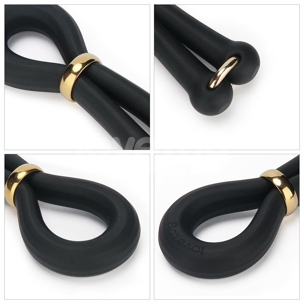 Pinnacle Pro Anyfit Stretcher - Black Adjustable Cock Ring-LV443031