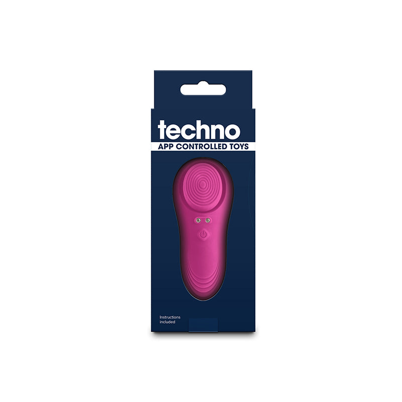Techno - Lucy - Magenta - Magenta USB Rechargeable Panty Vibrator with App Control-NSN-0287-34