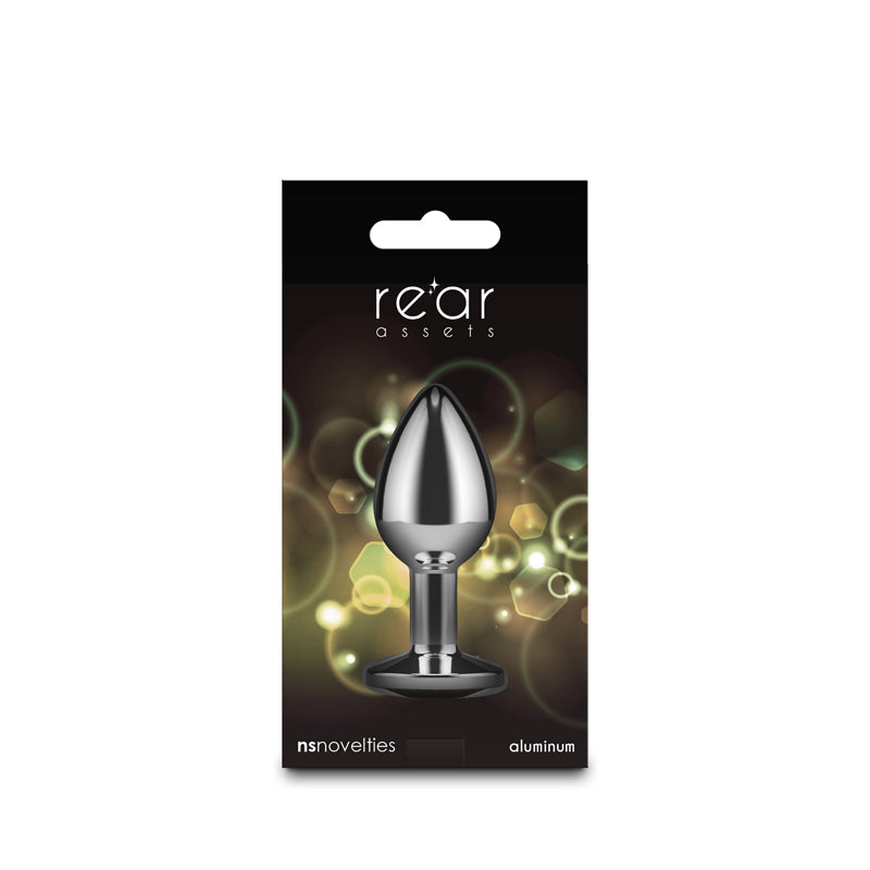 Rear Assets Silver - Small - Yellow Gem - - NSN-0970-09
