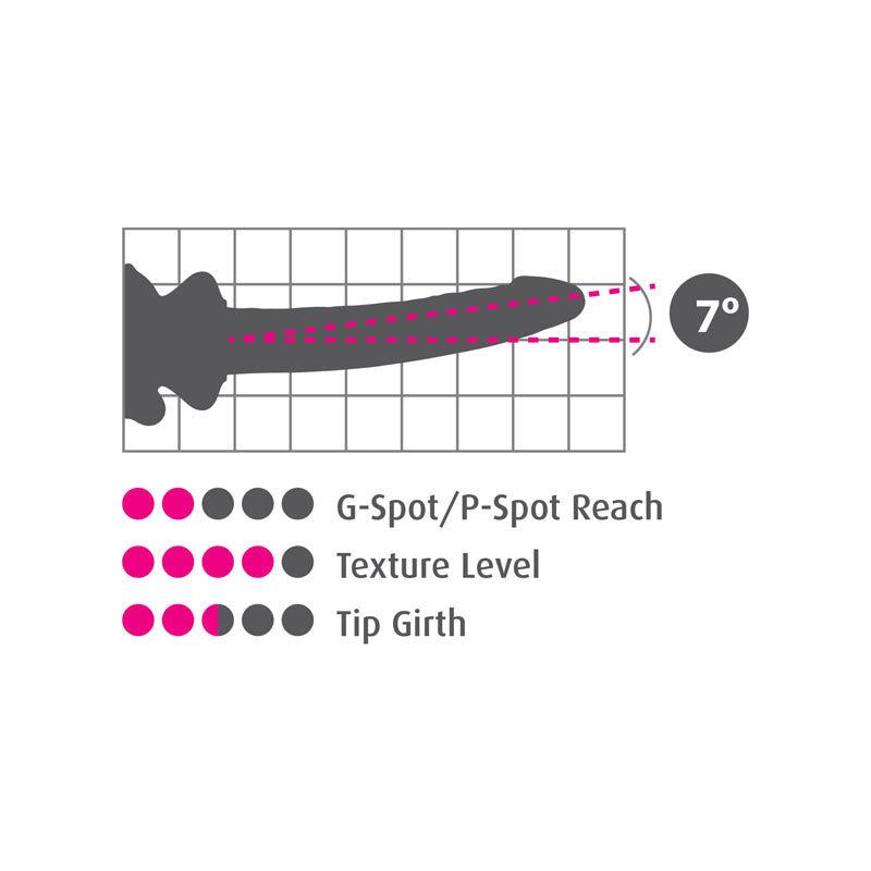 Icicles #86 - Pink 17 cm Glass Dong with Suction Base-PD2886-11