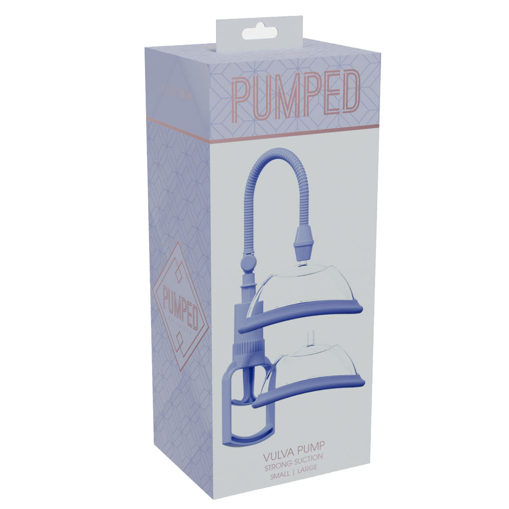 Pumped Vulva Pump - Lavender - Lavender Vagina Pump with 2 Cups - PMP069LAV