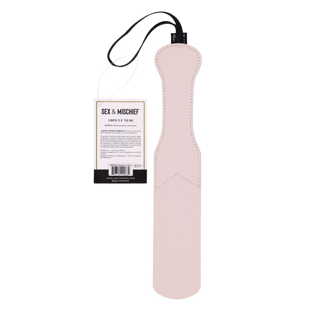 Sex & Mischief Peaches n CreaMe Impression Paddle - Peach Spanking Paddle-SS09966