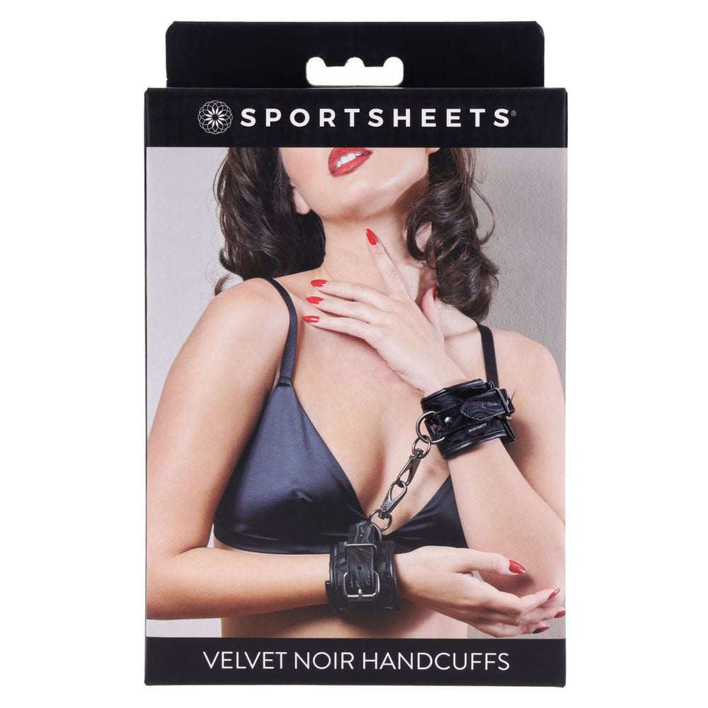SPORTSHEETS Velvet Noir Silicone Nipple Suckers - Black/Grey Nipple Suckers - Set of 2-SS37006