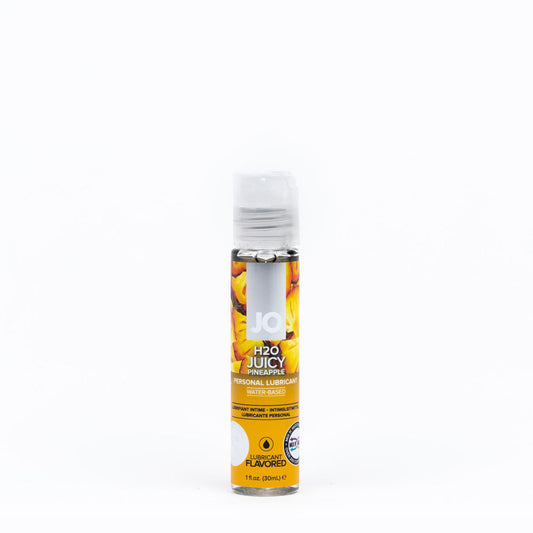 JO H2O Juicy Pineapple Lube - 30 mL - Pineapple Flavoured Water Based Lubricant - 30 ml Bottle-10122
