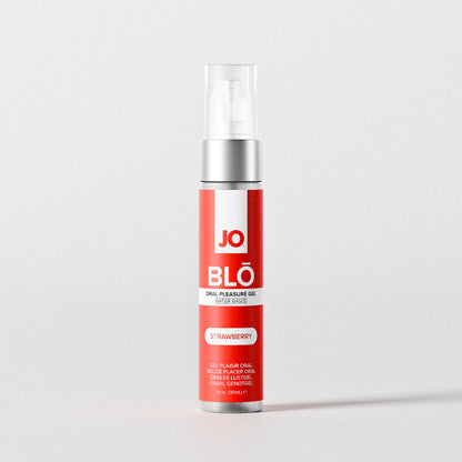 JO Blo Strawberry - Strawberry Flavoured Oral Pleasure Gel - 30 ml Bottle - 10151