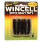 Wincell Super Heavy Duty C Size Carded 2Pk Battery-WSHDC2