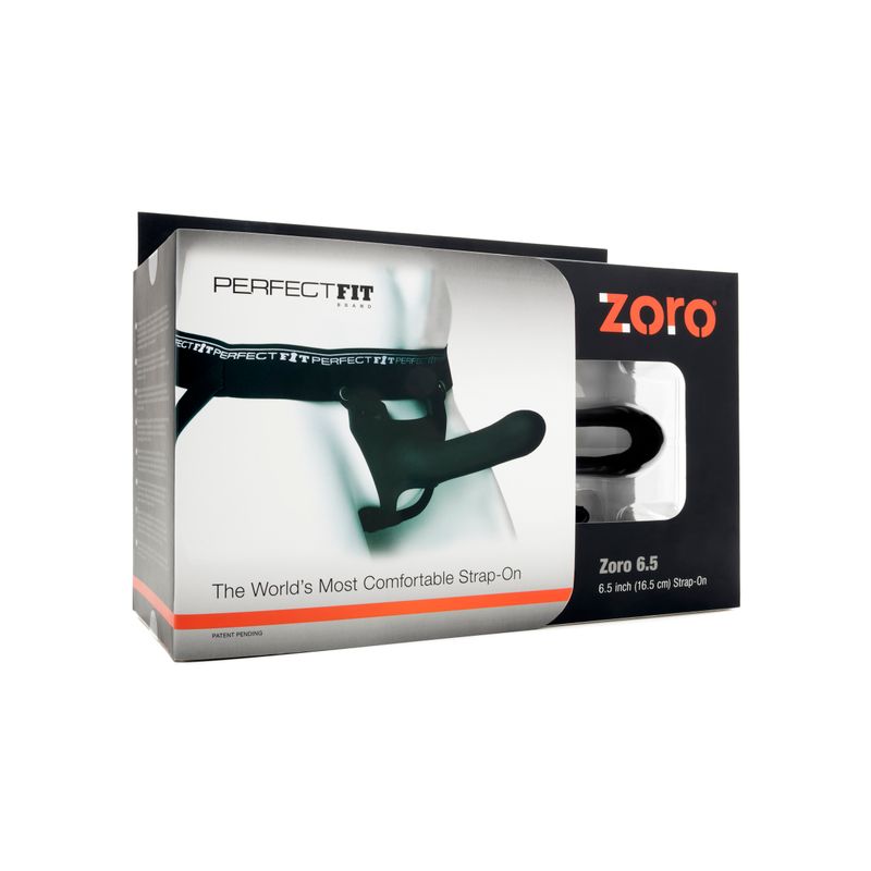 Zoro Strap-On 6.5in Black-ZR-05B