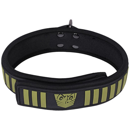 Fort Troff - Tactical Collar & Leash - Black/Green Restraint-1103-03-CD