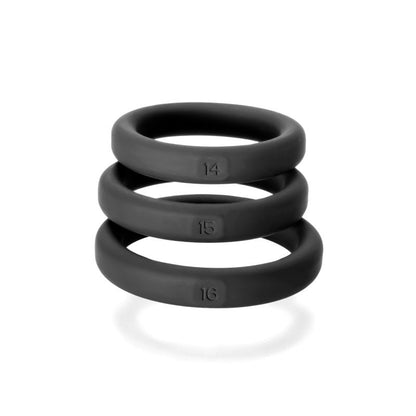 Xact-Fit Silicone Rings Medium 3 Ring Kit-CR-91B