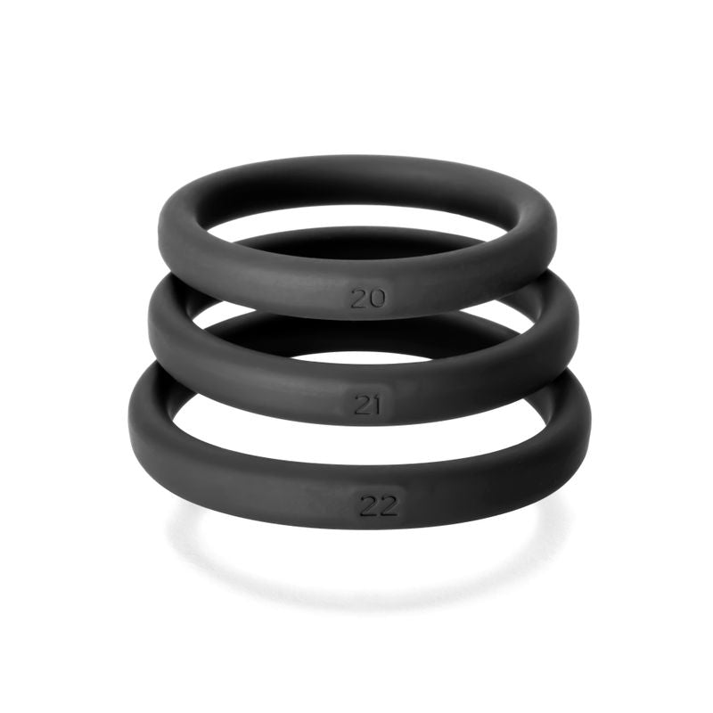 Xact-Fit Silicone Rings X-Large 3 Ring Kit-CR-93B