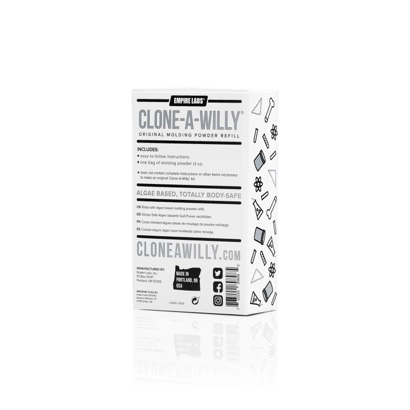 Clone A Willy Kit Molding Powder Refill 3oz Box-CAWKMPR3OZB