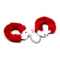 Fetish Pleasure Fluffy Hand Cuffs Red-LV1501-RED