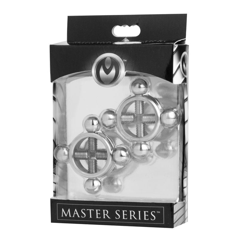 Rings Of Fire Stainless Steel Nipple Press Set-AD542