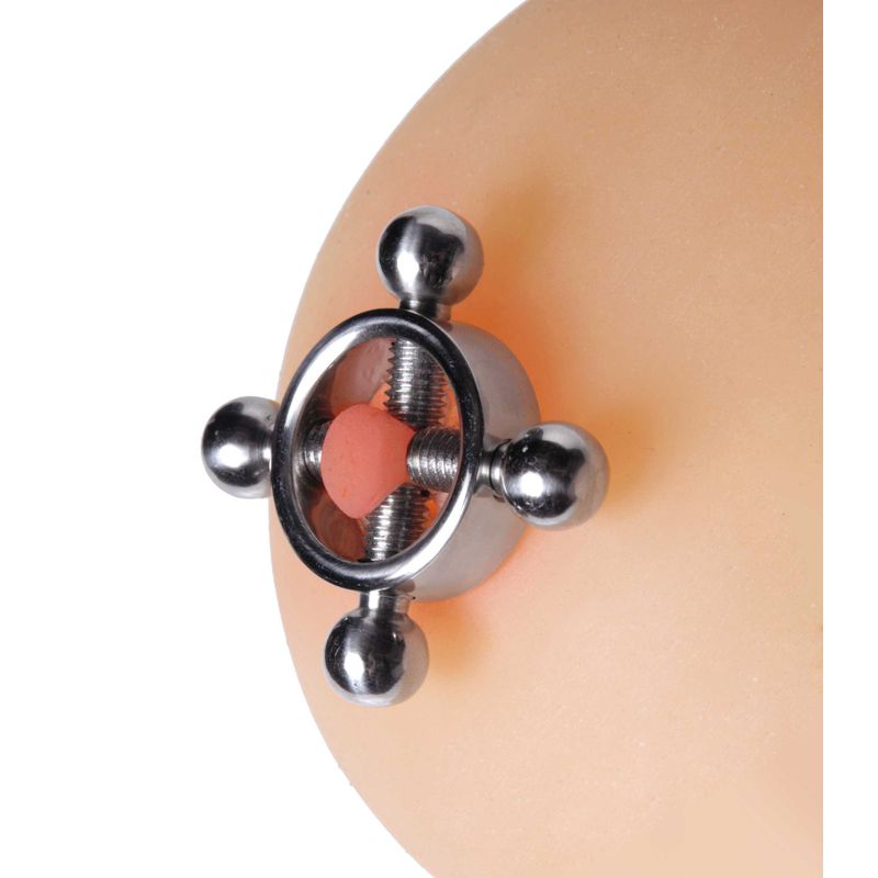 Rings Of Fire Stainless Steel Nipple Press Set-AD542