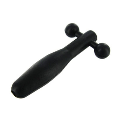 Silicone Cum-Thru Barbell Penis Plug-AB945