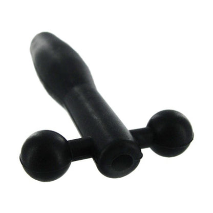 Silicone Cum-Thru Barbell Penis Plug-AB945